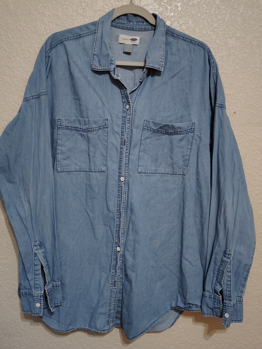 Old Navy Light Blue Denim Shirt Jacket